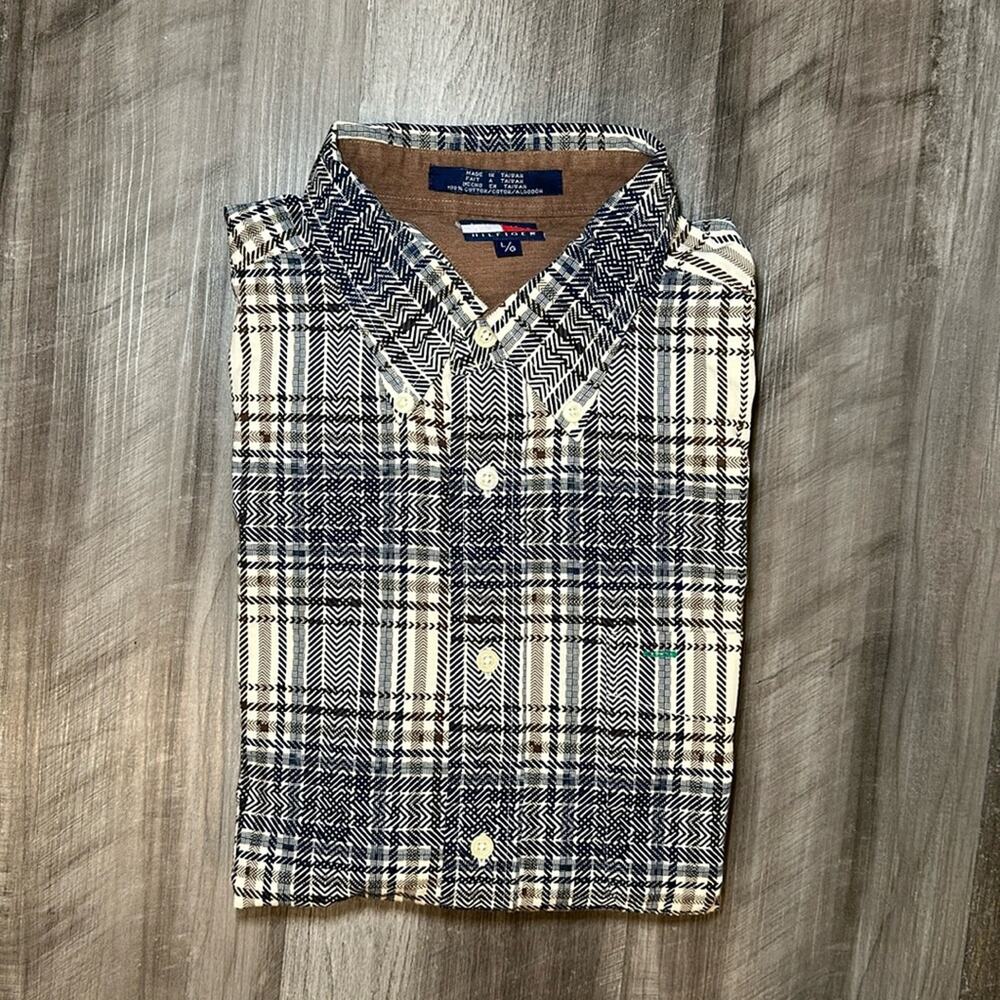 Tommy Hilfiger Vintage Long Sleeve Button Down - Large